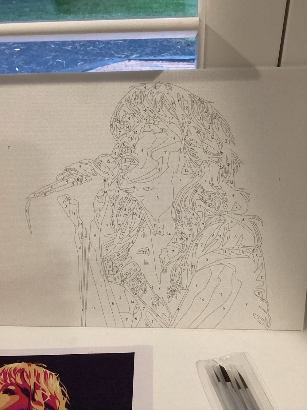 Taylor Singing In Colors Paint by Numbers - Multicolor - Picture 13 of 15
